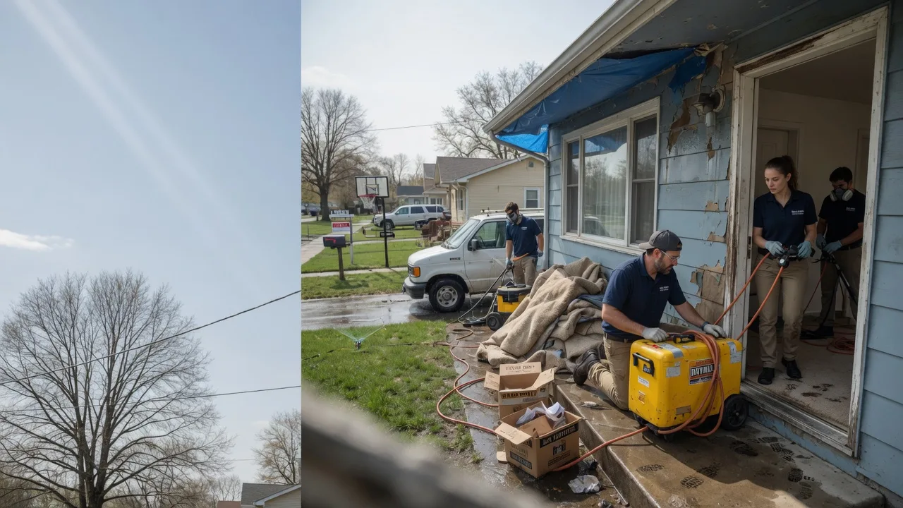 Basement Flood Cleanup in Lawrence, IN near me
